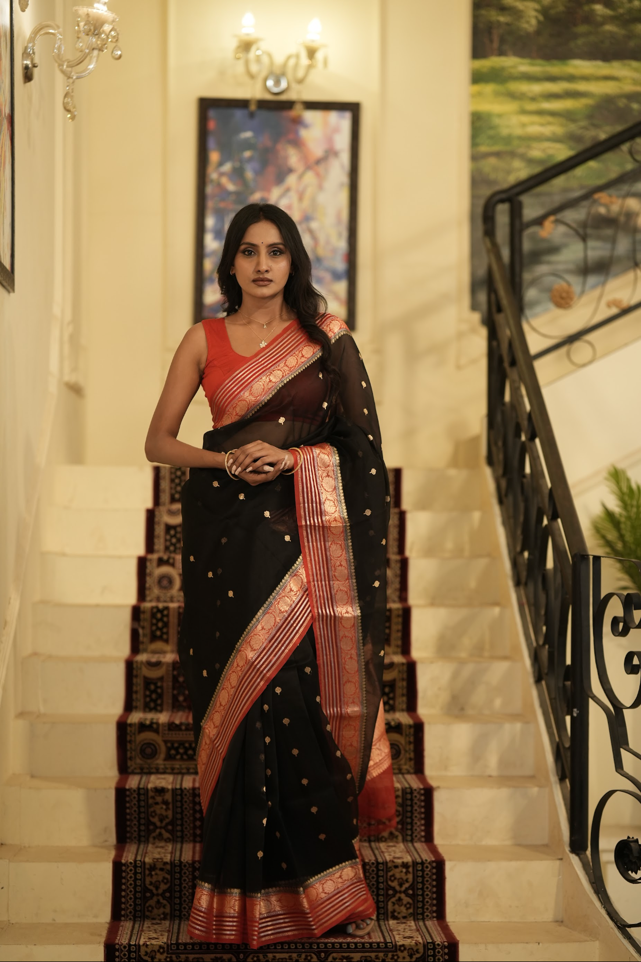 ORGANZA SAREES