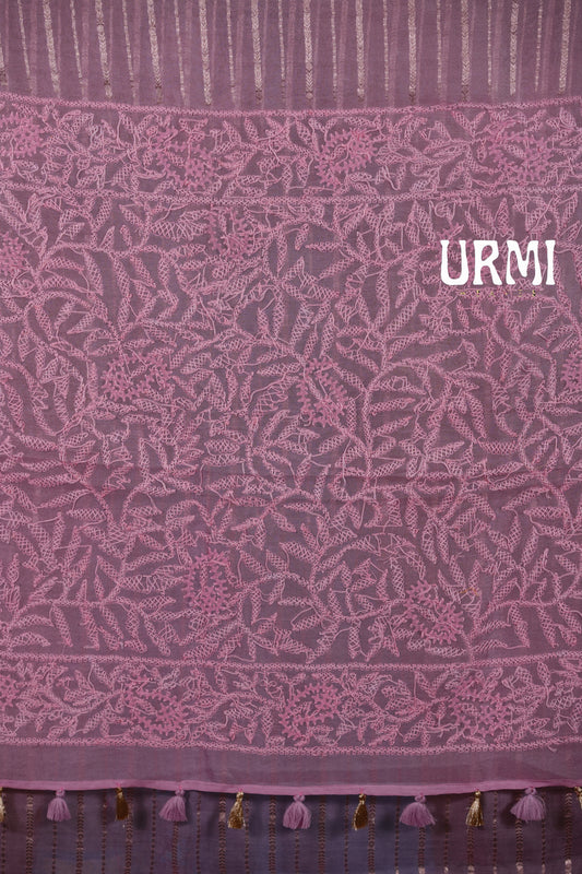 KORA ORGANZA SAREE-BABY PINK