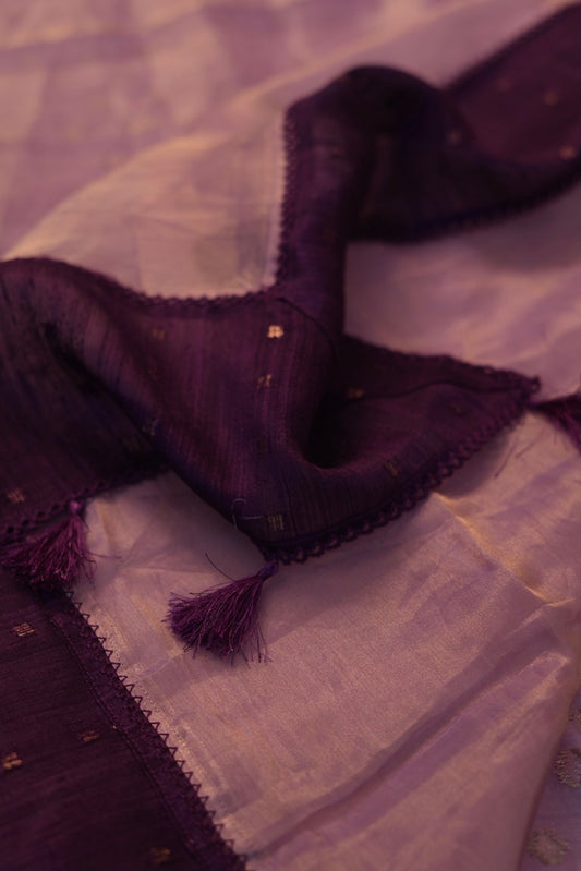 Pure Tissue kadhi Tussar Saree