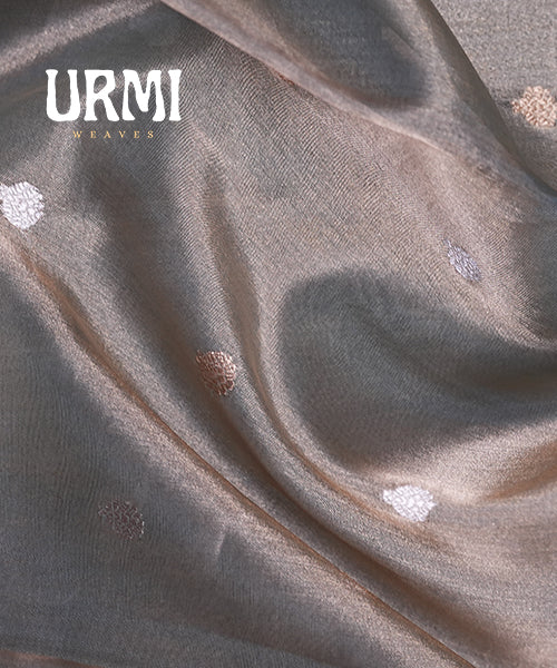 SKY BLUE - PURE BENARAS IKTARA TISSUE SAREE