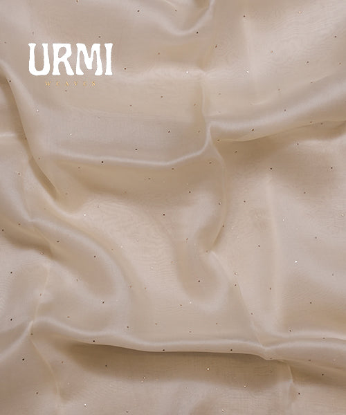 WHITE PURE ORGANZA SAREE