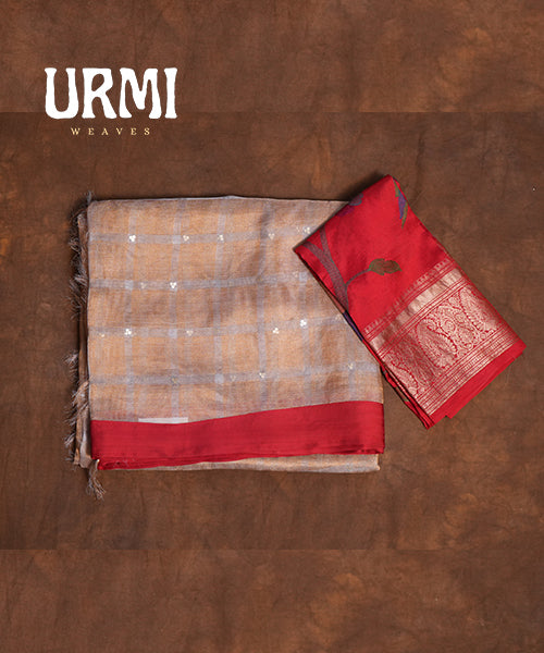 RED - PURE TISSUE PATTU SAREE