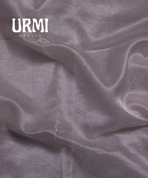 LAVENDER - PURE TISSUE ORGANZA HANDLOOM SILK SAREE