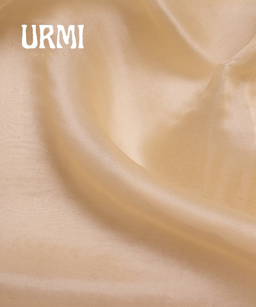 YELLOW - PURE ORGANZA SAREE WITH ALLOVER EMBROIDERY & SATIN CRAPE BLOUSE